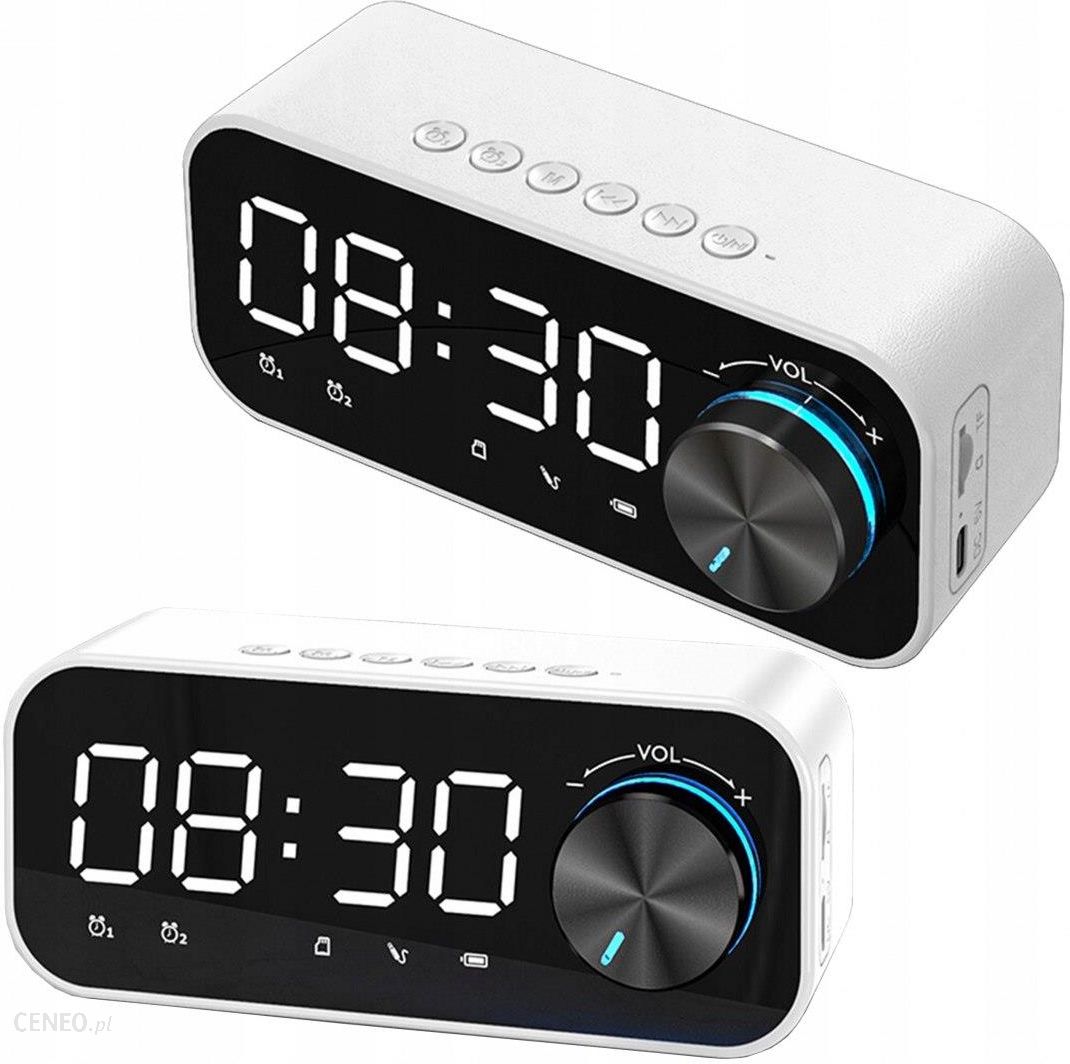 Zegar z głośnikiem bluetooth 2 alarmy przenośny - SDC01