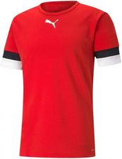 Zdjęcie Puma Męski T Shirt Team Rise Jersey Red Black White - Żuromin