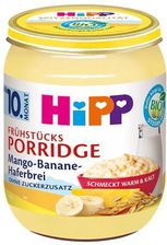 Hipp Bio Owsianka Na Mleku Z Mango I Bananami Od 10. Miesiąca 160G - Deserki dla dzieci