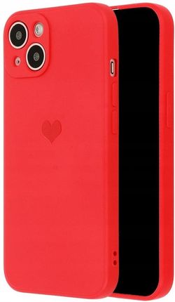 Etui Case Serce do Iphone 13 Pro czerwony
