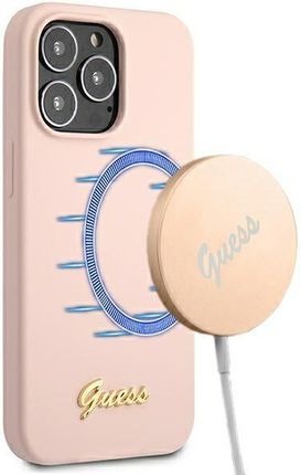Guess Silicone MagSafe etui case do iPhone 13 Pro