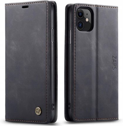 Caseme Etui Portfel Pokrowiec Do Iphone 11 czarny - zdjęcie 3