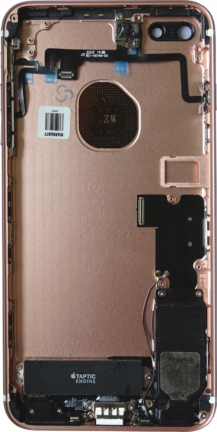 Obudowa Korpus z Taśmami iPhone 7 plus Rose Gold Etui na telefon