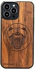Drewniane Etui Na Iphone 13 Pro Max Niedźwiedź