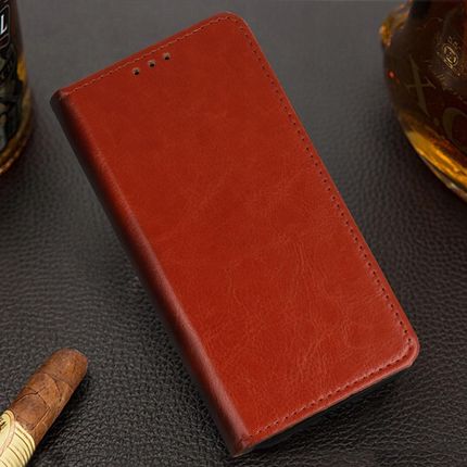 Kabura Book do iPhone 13 Pro Max Brązowa skóra - zdjęcie 5