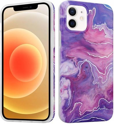 Etui Marble do Iphone 12 Pro Max Pink / Różowy