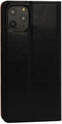 Etui z klapką Skórzane iPhone 13 Pro Max czarny - zdjęcie 3