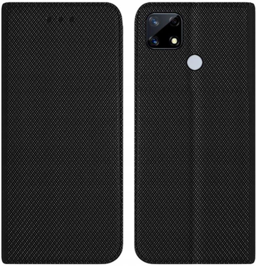 Fertuo Cover Per Realme C31, Custodia Portafoglio Cover A Libro In Pelle Flip Case Con Silicone Bumper, Fibbia Magnetica, Porta Carte, Kickstand, Per Realme C31, Nero