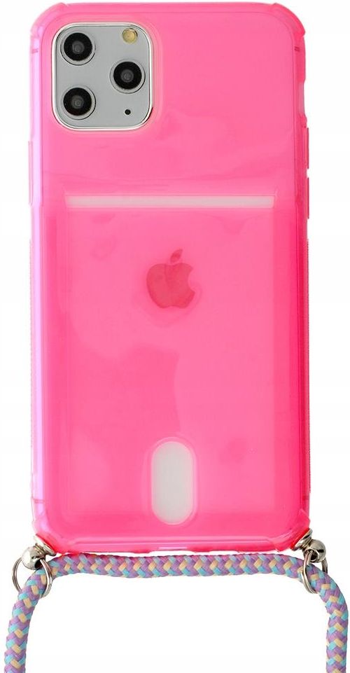 Strap Fluo Case do Iphone 12/12 Pro Różowy Etui na telefon, ceny i