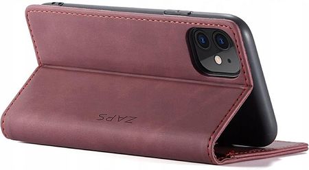 Caseme Etui Portfel Pokrowiec Iphone 11 czerwony - zdjęcie 5