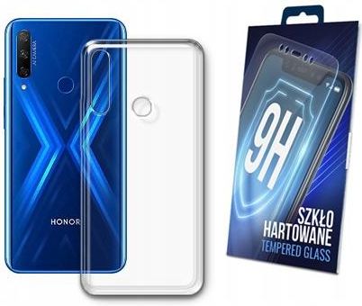Etui Przezroczyste + Szkło do Huawei Honor 9X Case