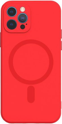 MagSilicone Case do Iphone 13 Pro Max Czerwony