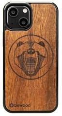 Drewniane Etui Na Iphone 13 Mini Niedźwiedź Merbau
