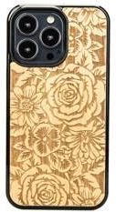 Drewniane Etui Na Iphone 13 Pro Róże Aniegre Case