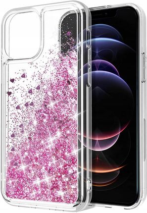 Etui Brokat Do Iphone 13 Liquid Glitter Case+szkło