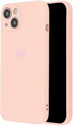 Etui Case Serce do Iphone 13 Pro różowy