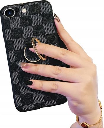 Etui Eleganckie Do Iphone 7 Ring Case + Szkło