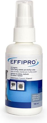 Effipro spray dla psów i kotów objętość 100 ml