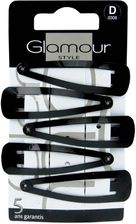 Zdjęcie Glamour Klasyczne Spinki Do Włosów Czarne 5Szt - Łask