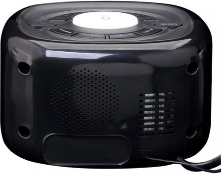 LENCO CR-18 Radio-réveil (Argent, Noir