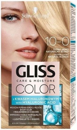 Schwarzkopf Gliss Color Care &amp; Moisture Farba do włosów 10-0 ultra jasny naturalny blond