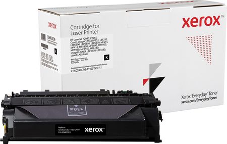 Xerox Toner TON High Yield Black Cartridge equivalent to HP 05X for use in LaserJet P2035, P2055 Canon imageCLASS LBP251, LBP253, LBP6300 (006R03839)