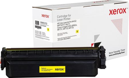 Xerox Toner TON High Yield Yellow Cartridge equivalent to HP 410X for use in Color LaserJet Pro M452 MFP M377, M477 Canon LBP654 (CF412X) (006R03702)