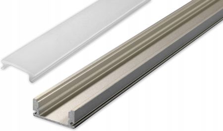 Masterled profil aluminiowy Taśm Led Z Kloszem 2m anodowany (NAWIERZCHWNIOWYZKLOSZEM)