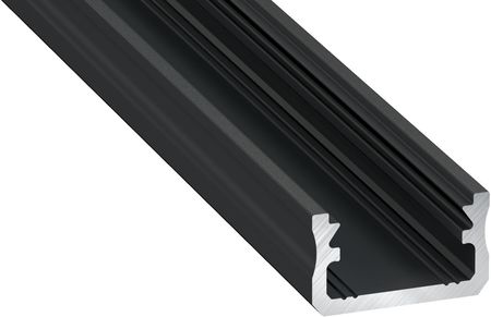 Lumines Profil aluminiowy do TAŚM LED typ A czarny 3m