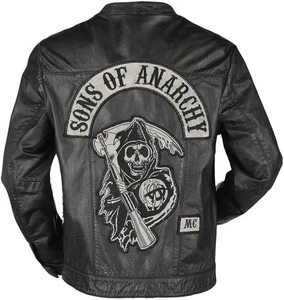 SOA Sons Of Anarchy Real Leather Biker Jacket – Black Hooded Mens Biker Style Jacket