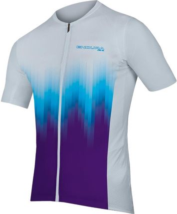 Endura Koszulka Pro Sl Lite Biały Fioletowy Niebieski R. Xl