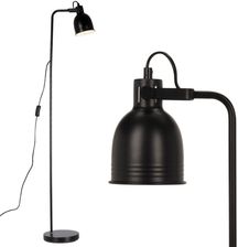 Zdjęcie Lampa stojąca podłogowa metalowa do czytania nocna czarna loft 129 cm - Czerniejewo