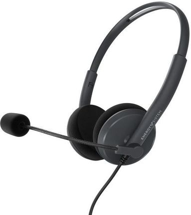 Energy Sistem Headset Office 2 Anthracite, On-ear, 3.5mm plug, retractable boom mic. (452132)