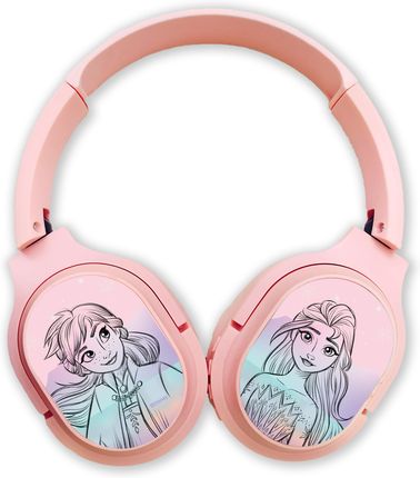 Disney Bezprzewodowe słuchawki stereo z mikrofonem Kraina Lodu 003 Różowy