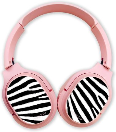 Babaco Bezprzewodowe słuchawki stereo z mikrofonem Zwierzęta 006 Różowy (BHPWANIMALS001)