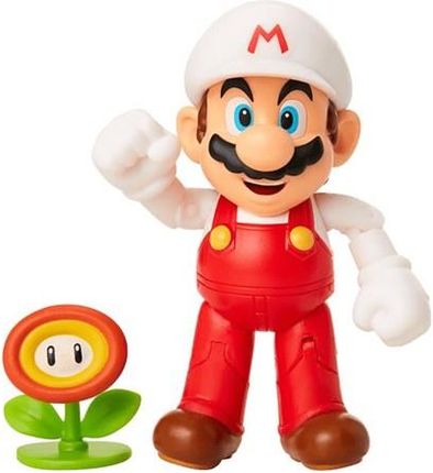 Jakks Super Mario Fire Mario + Fire Flower