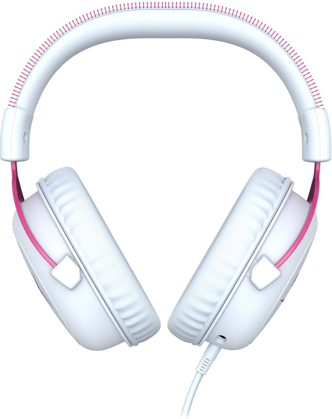 HyperX Cloud II ホワイト/ピンク HYPERX Cloud II zestaw słuchawkowy do gier, 7.1 wirtualny