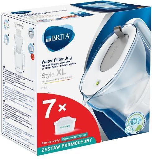 Jarra filtrante BRITA Style XL 3.6 L Maxtra PRO (gris)