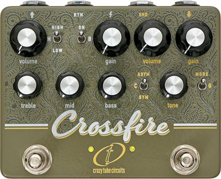 ギター Crazy Tube Circuits Crossfire Crazy Tube Circuits Crossfire Overdrive/Pre-Amp – Thomann Polska