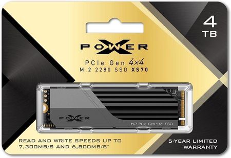 Dysk SSD Silicon Power XPOWER XS70 4TB M.2 (SP04KGBP44XS7005 
