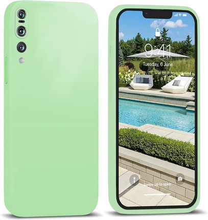 Etui Do Huawei P20 Pro Silikon Kolor Case + Szkło