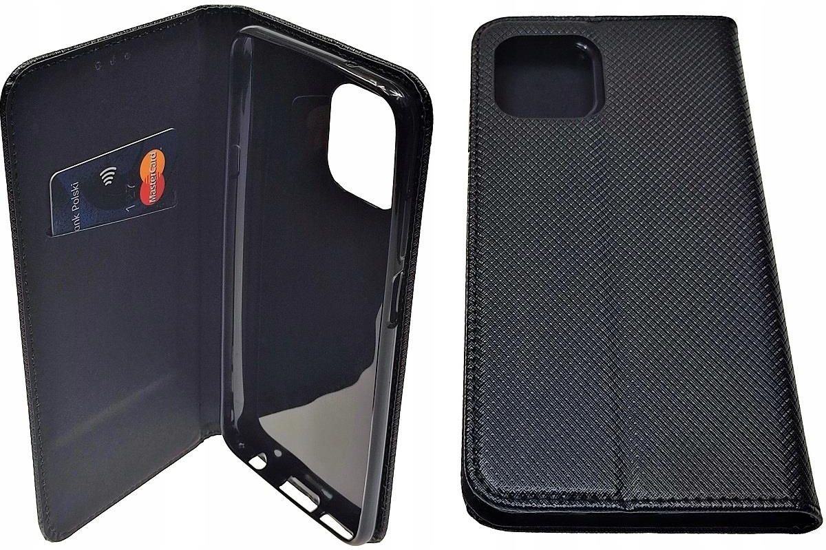 32nd Serie Classica 2.0 - Custodia a Portafoglio in Pelle Vera per Motorola Moto Edge 30 Neo, Case Realizzato in Pelle Premium con Diversi Comparti, Chiusura Magnetica e Supporto Integrato - Nero