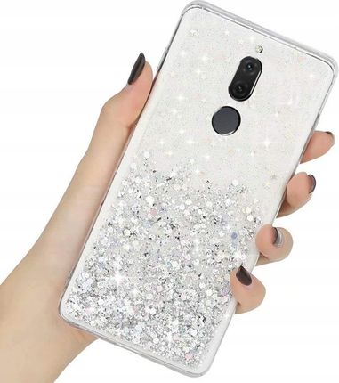 Etui Brokat Do Huawei Mate 10 Lite Glitter + Szkło