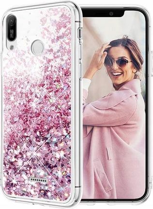 Etui Brokat Do Huawei Y6 2019 Liquid Case + Szkło