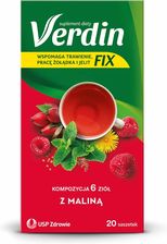 Zdjęcie Verdin Fix Zioła Z Maliną 20 Saszetek - Pieńsk