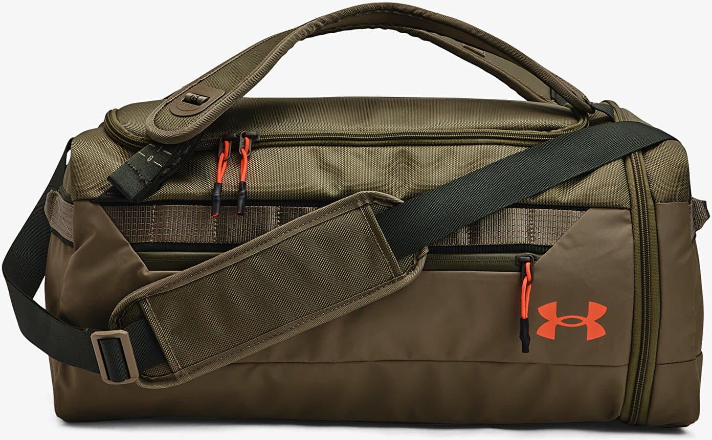 Under Armour Triumph Duffle Backpack Tent/ Baroque Green/ Blaze Orange