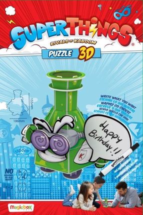 Puzzle 3D SuperThings Figurka (Prof. K)