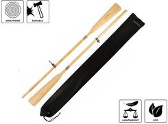 Zdjęcie John Paddle Wiosła Szalupowe Do Łodzi + Pokrowiec Oar Sleeve Dulki Brązowy - Brzesko