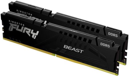 Pamięć RAM Kingston Fury Beast Black 64GB (2x32GB) DDR5 5200MHz CL40 DIMM (KF552C40BBK264)