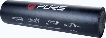 Pure2Improve Roller Exercise Trainer Czarny 60x15cm